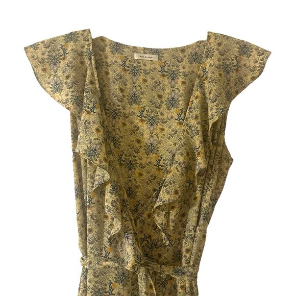 Max Studio Floral Wrap Dress Size XS Boho Coachella Festival Summer Wedding - Picture 3 of 4